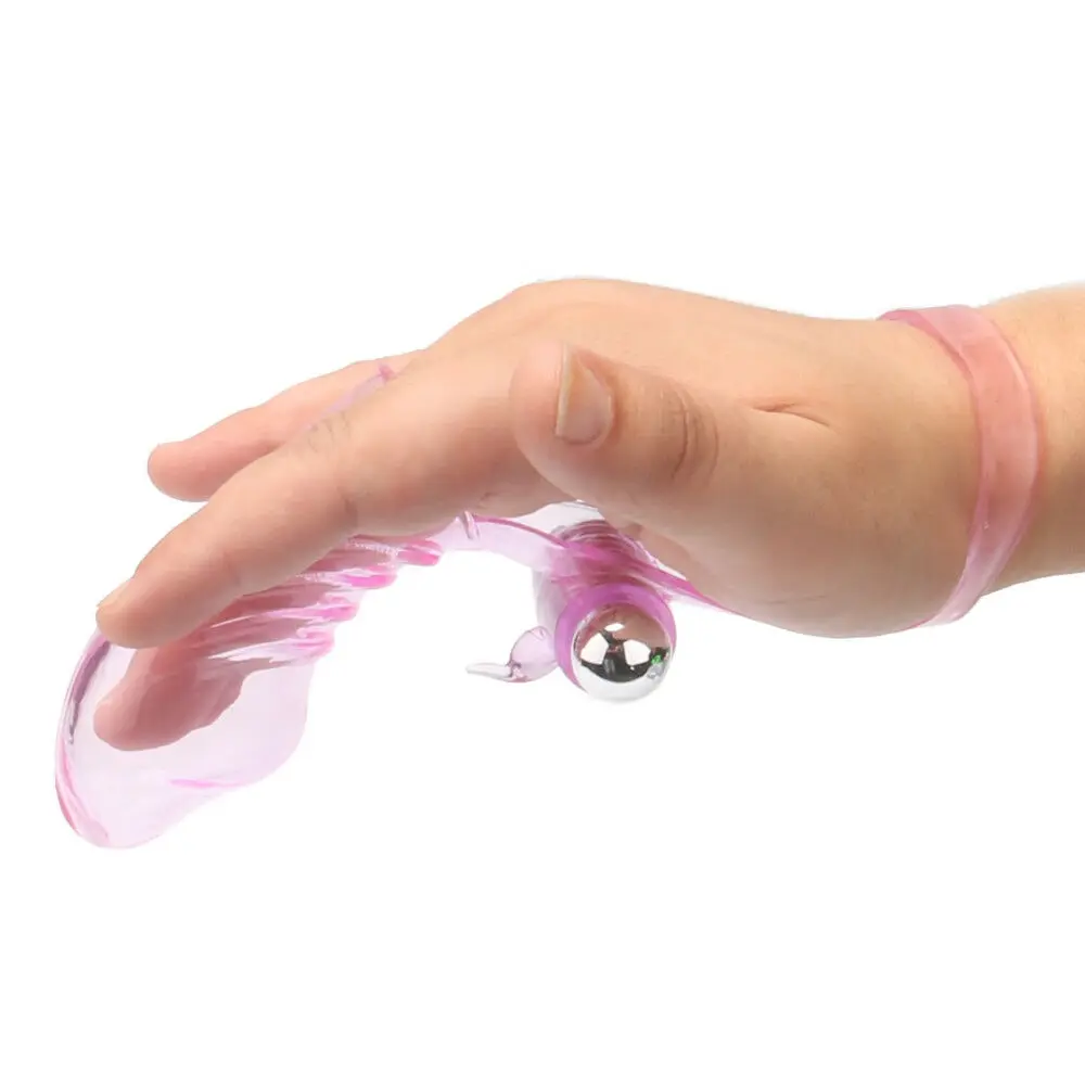 Finger Sleeve Vibrator G Spot Massager Vibrating Dildo Adult Sex Toys NEW Comfort Appeal Silicone Erotic Tool - Цвет: 3