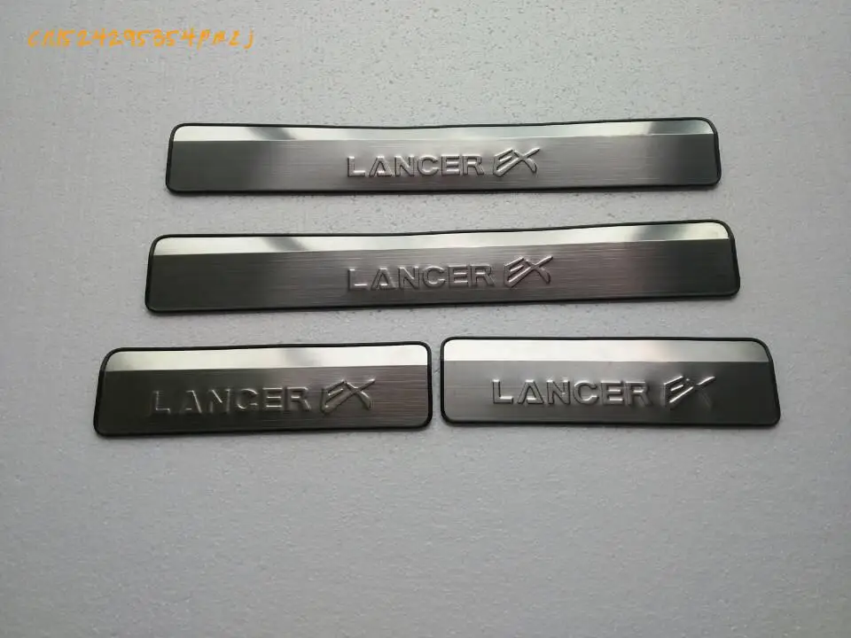 Боковая пороговая пластина для порога двери из нержавеющей стали Mitsubishi Lancer 2008 2013