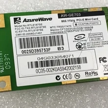 AzureWave AW-GE703 RTL8187SE 150 Мбит/с мини PCIe pci-Express Wlan Беспроводная Wifi карта