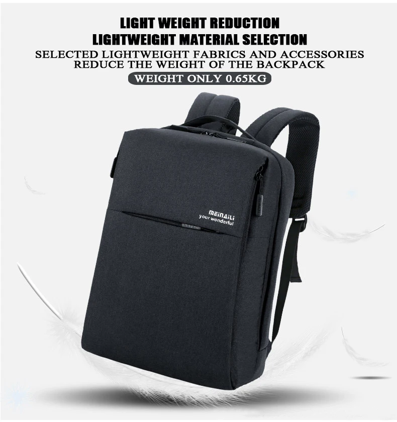 New Business Backpack USB charging 15inch Men's Women's Laptop Backpacks  For Teenager Fashion School Bag Male Travel bagpack (10)