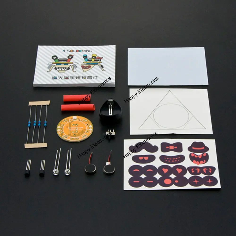 DFRobot 4 паяльный светильник неоновый лучевой робот набор для детей новичков