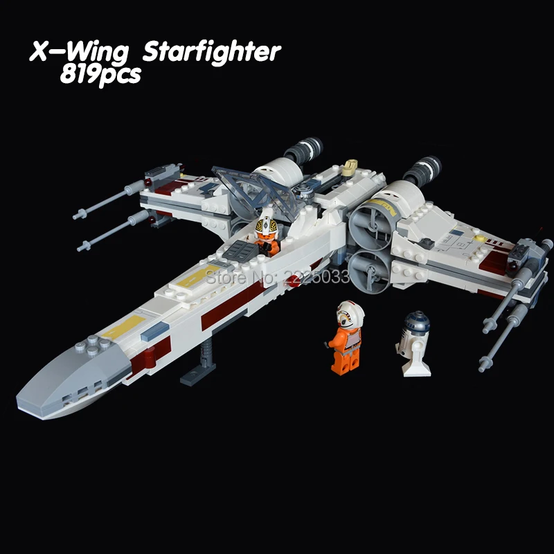

compatible legoeinglys Star Wars The 2018 X-Wing Starfighter set 819pcs with figures Building blocks brick Toys for children