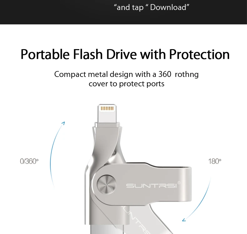 USB флеш-накопитель Suntrsi для iphone 6, 7, ipad, MFI, флешка, 64 ГБ, USB флешка, 32 ГБ, флеш-накопитель, USB 3,0, Lightning, USB флешка, высокая скорость