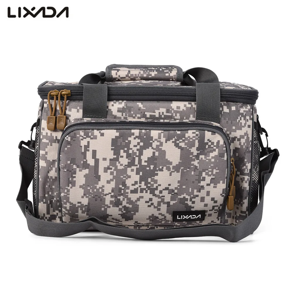 

Lixada Fishing Bag Men Women Multifunctional Waterproof Outdoor Waist Shoulder Bag Case Reel Lure Storage Bag Fishing Tackle