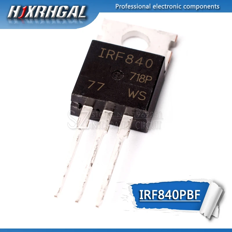 10 шт. IRF840 TO 220 IRF840PBF TO220|Интегральные схемы| |