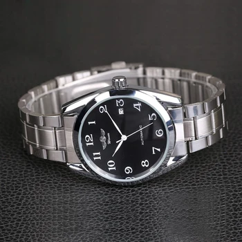 

Brand Watch Men Automatic Mechanical Wrist Watches Stainless Steel Strap Quartz Wristwatches Business Men Wrist Watch Timepieces