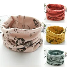 Arloneet/Лидер продаж; Новинка; сезон осень-зима; мягкий мультяшный шарф для маленьких мальчиков и девочек; хлопковое уплотнительное кольцо; тонкие теплые шейные шарфы; gai0509