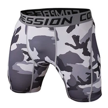 12 Patterns Men’s Compression Shorts 2017 Summer Camouflage Bermuda Shorts Fitness Men Cossfit Bodybuilding Tights Camo Shorts