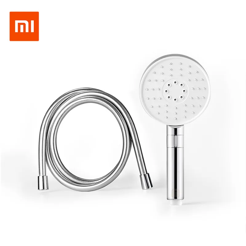Xiaomi Mijia Diiib 3 режима ручной Насадки для душа комплект 360 градусов 120 мм 53 отверстие для воды с ПВХ 1,6 М шланг мощный массажный Душ