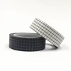 10M Black and White Grid Washi Tape Japanese Paper DIY Planner Masking Tape Adhesive Tapes Stickers Decorative Stationery Tapes 4