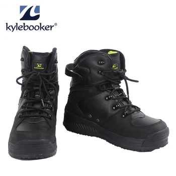Men's Fishing Wading  Boots  Breathable Waterproof  Hunting Shoes Outdoor  Anti-slip Fly Fishing Waders Rubber Sole  Boot