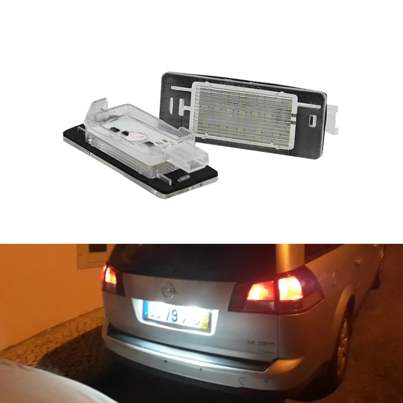 2x Led For Opel Astra J Sports Tourer Wagon Led Number License Plate