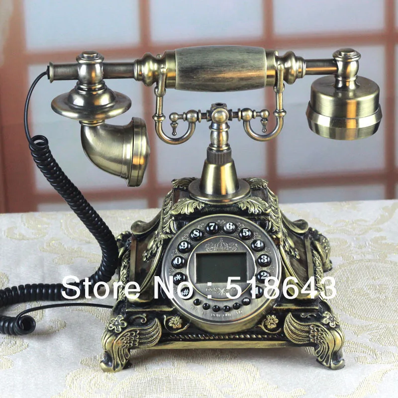Antique telephone Europe type restoring ancient ways telephone family hotel decoration Vintage