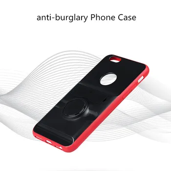 

anti-burglary Phone Case For iPhone X 7 8 7plus 8plus Prevent loss Soft TPU Cases For iPhone 6 6S 6S Plus
