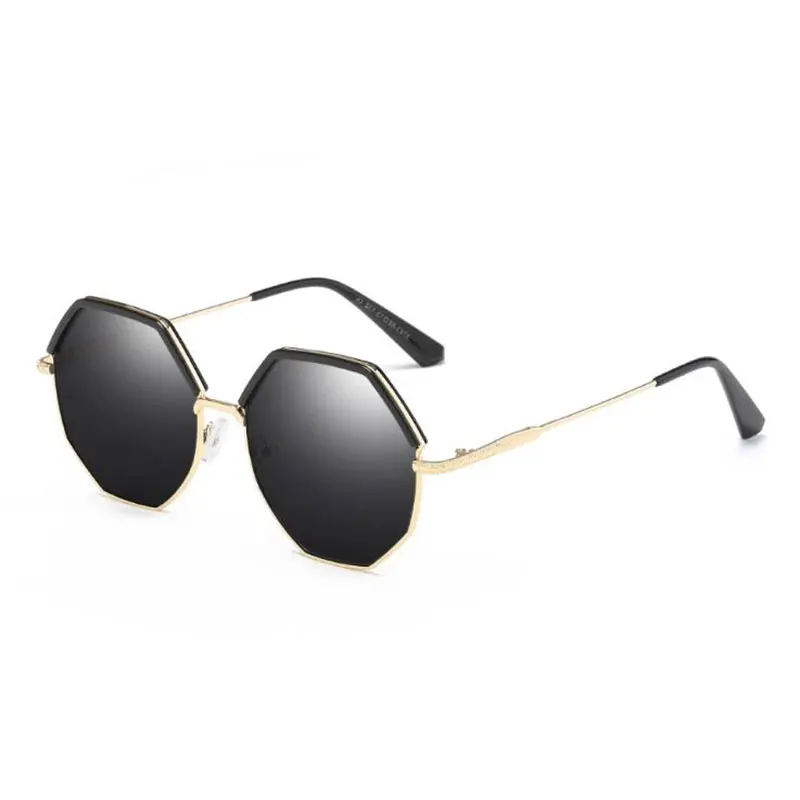 

HOTOCHKI Polygonal Irregular Female Sunglasses Retro Mirror Colorful Driving Polarized Eyewear for Sunshine Women UV400
