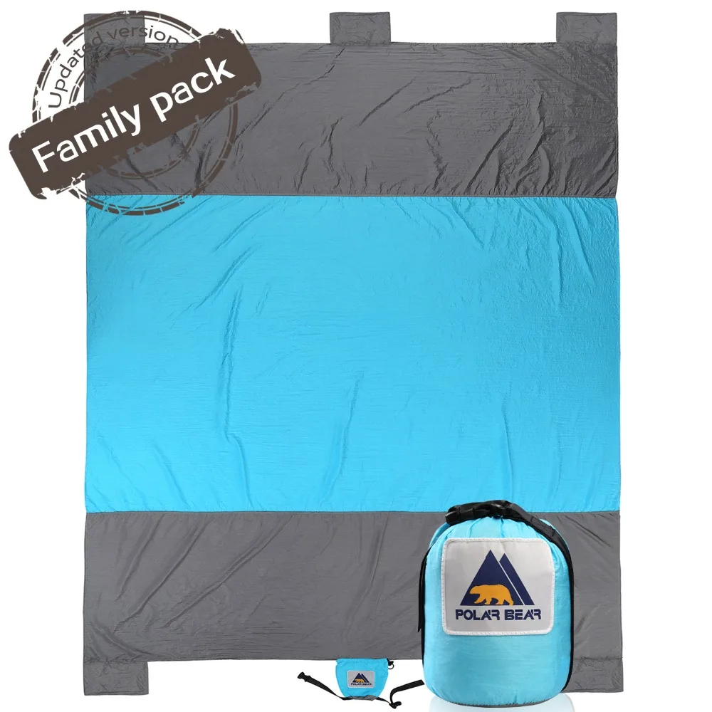 Outdoor Camping Sand Free Beach Mat Nylon Beach Blanket Picnic Sand