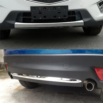 

For Mazda CX-5 CX5 2015 Front and Rear Bumper Trim strip Car exterior decorative trim rear bumper polish Trim Auto Accessories