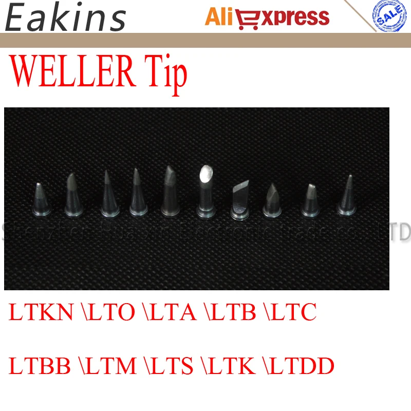 

LTKN LTO LTA LTB LTC LTBB LTM LTS LTK LTDD Solder Tip Station Iron Tip For Weller WSP80 WSD81 FE75 MPR80 Soldering Station