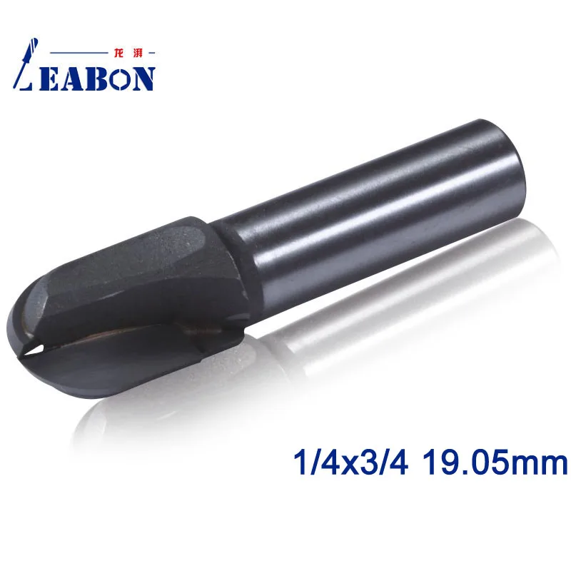 

LEABON 1/4x3/4 19.05mm Diameter Shaker Cutter Shank Round Nose Cove Core Box Router Bit
