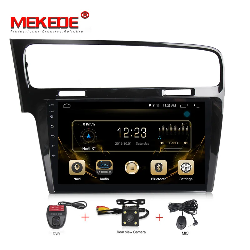 

HD 10" Android 7.1 Car GPS Player for VW Golf 7 2013-2017 with 2GB No Dvd Multimedia Navigation Radio Headunit Support 4G