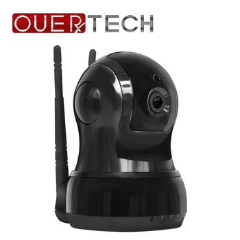 

OUERTECH Two way audio Night vision 720P Wireless Rotating Smart IP Camera support PTZ control remote access baby monitor