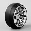 4pcs/set 1/10 Scale Chrome Wheel SBDC RC Car Speed Drift 3 Degree Tires Tyre for HPI Drift RC Car Accessories ► Photo 3/6