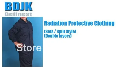 

Working Clothes Radiation Protective Clothing Sets with Metal Fibrosis Conductive Fabric 2 Layers