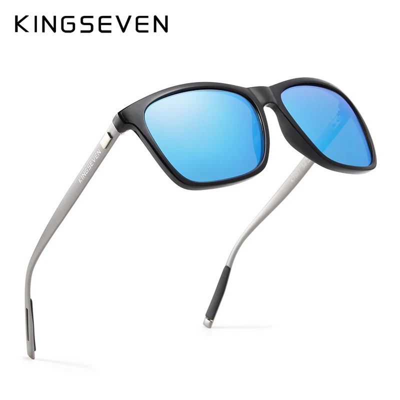Солнцезащитные очки KINGSEVEN в алюминиевой оправе мужские поляризованные
