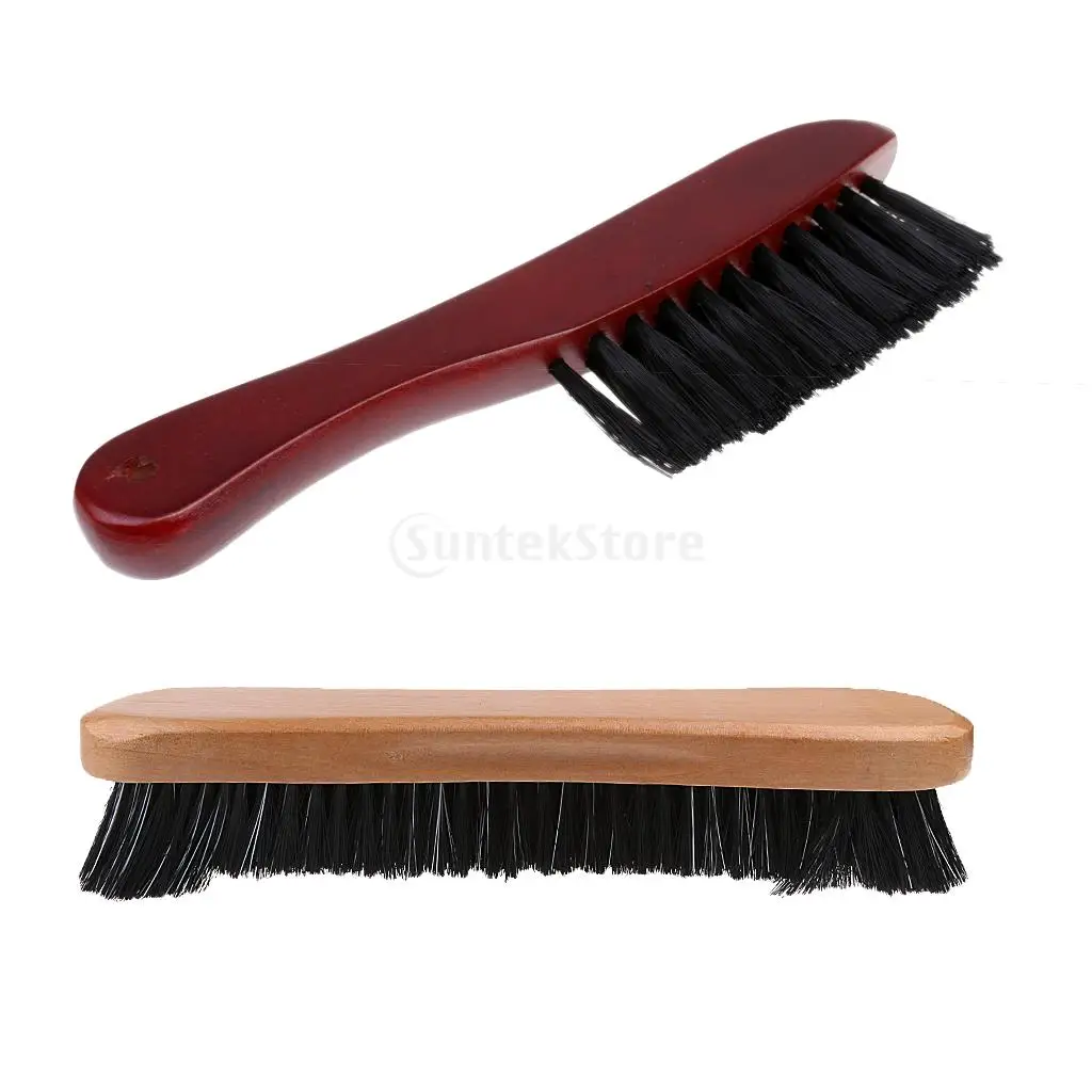 12" Wooden Pool Snooker Billiard Table Brush Felt Brush + 8' Rail Brush