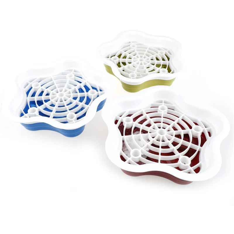 Collapsible Drying Rack For 6 Cups Foldable Cup Glass Water Draining