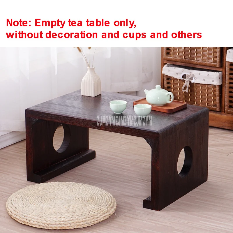 Чай в японском стиле стол прямоугольник твердая антикварная мебель Дерево гостиная традиционный деревянный стол для ноутбука пол низкий боковой стол