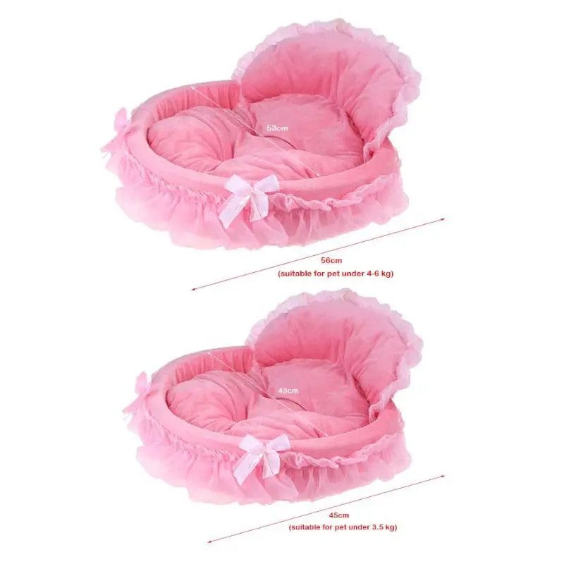 Circular Pet Dog Bed Pink Lace Princess Puppy House Doggy Teddy Bedding Mat Kennels Nest Sofa Mat Cat Dog Bed Pet Supplies Circular Pet Dog Bed Pink Lace Princess Puppy House Doggy Teddy Bedding Mat Kennels Nest Sofa Mat Cat Dog Bed Pet Supplies