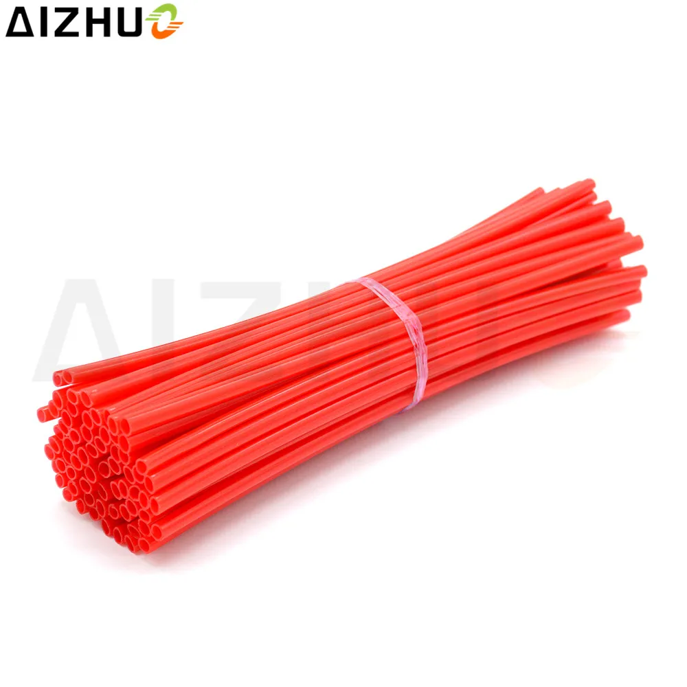 72 Pic Motorcycle Wheel Spoke Skin Dirt Pit Bike Plastic Wheel Rim Spoke Skin For KTM EXC SX SXW XC XCF XCW Honda XR CRM 250 CRF