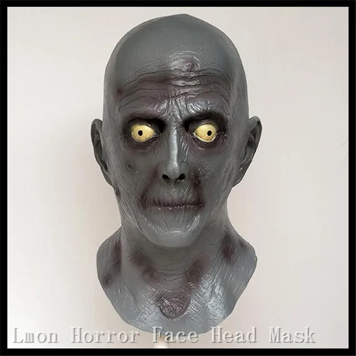 

100% Natural Latex Cosplay Terror Old Man latex Mask Halloween Latex Rubber Fancy Dress Head Horrible old man MASK Freeshipping