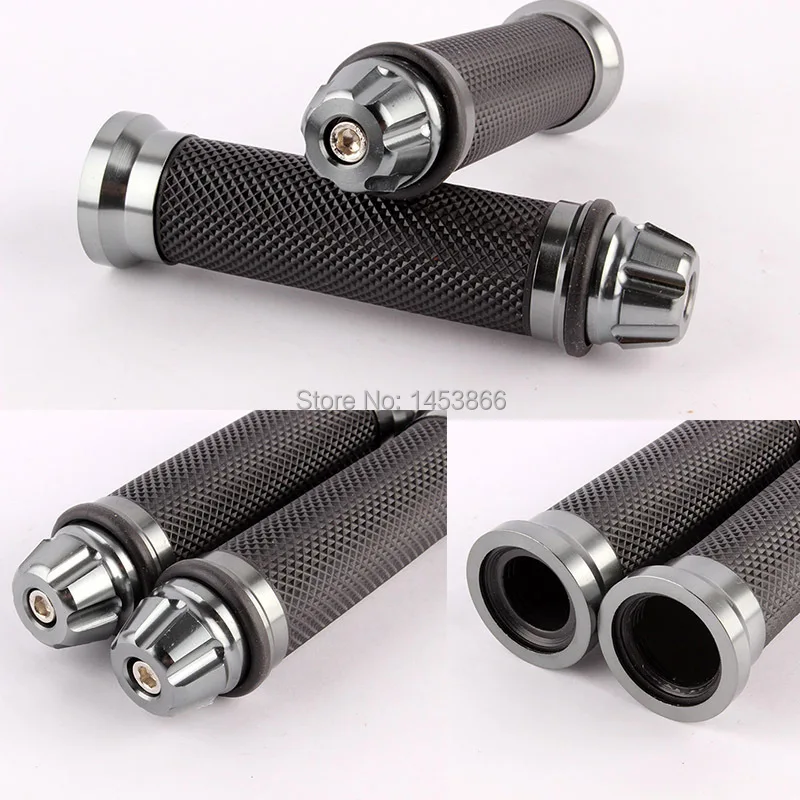 CNC Motorcycle grips handle sets 7/8 inch 22MM Handlebars CNC Aluminum pedal car bikes cover grip