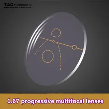 1,67 прогрессивные Мультифокальные линзы ультратонкие прозрачные линзы по рецепту 2 линзы