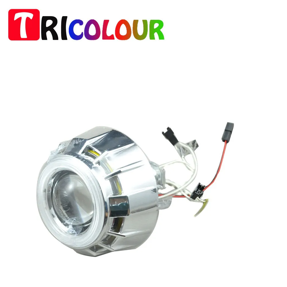 5set bi xenon lens 2.5 inch 35w Projector Lens Angle Eyes kits for H1