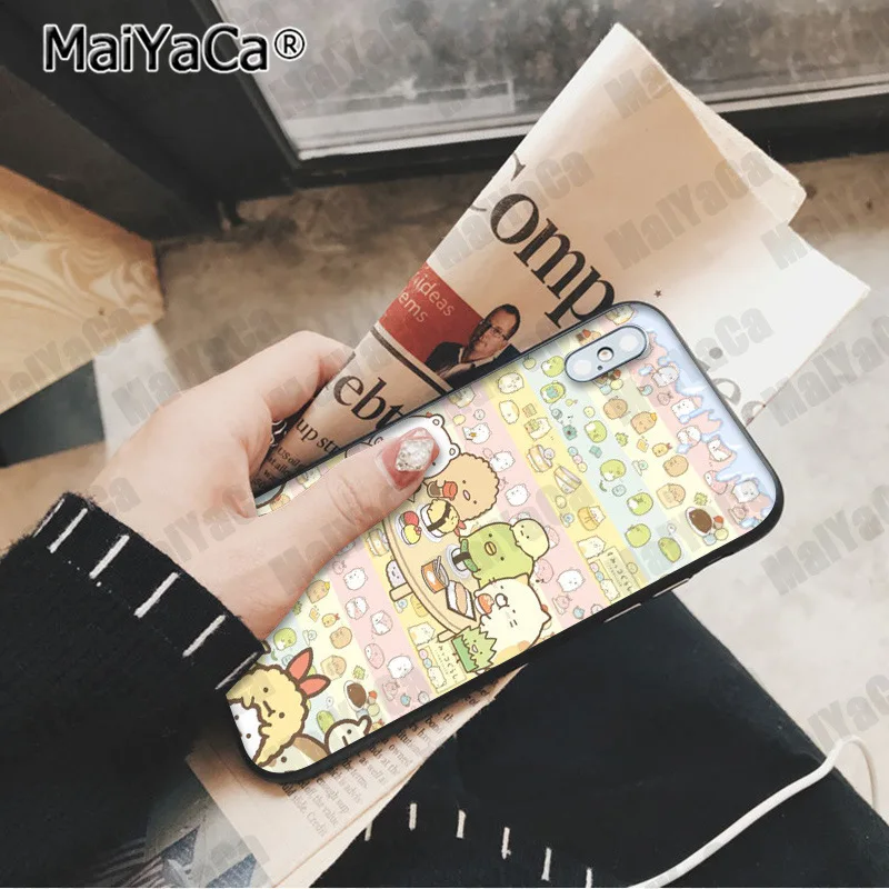 MaiYaCa Kawaii Сумико гураши Coque Shell чехол для телефона iphone 11 pro 5Sx 6 7plus 8 8Plus X XS MAX XR