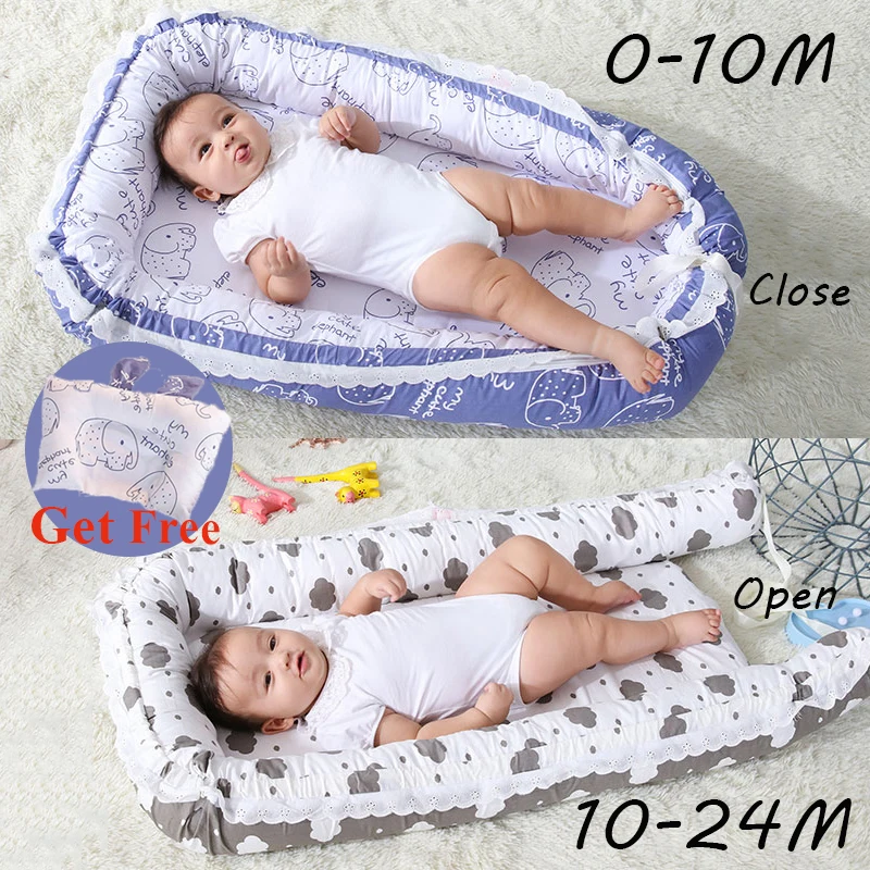 Portable Baby Nest Bed Newborn Bionic Crib Cot Tddlers Nursery