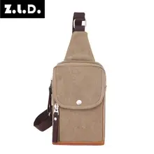 Z.l.d. Новые мужские и женские нагрудные сумки холщевая сумка на плечо Модная Портативная разноцветная сумка-мессенджер