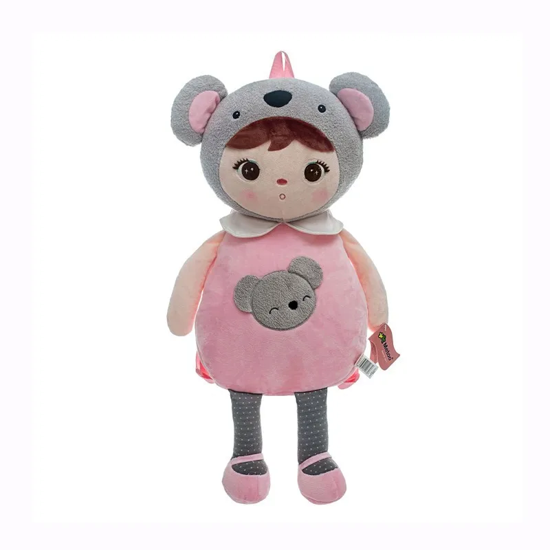 Metoo плюшевые рюкзаки детские сумки животные мультфильм кукла игрушка детская сумка на плечо для детского сада Анжела кролик девочка панда - Цвет: Koala