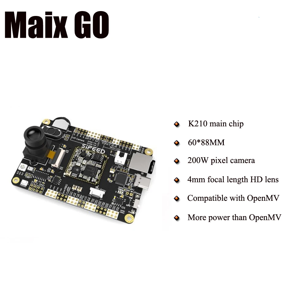 Sipeed MAIX GO K210 AI Pocket Deluxe полнофункциональная макетная плата с корпусом бортовой