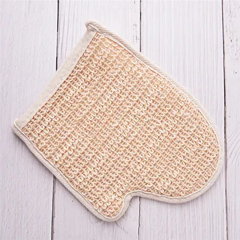 

1PCS Bath Sauna Accessories Bath Exfoliating Gloves Bath Hemp Shower Tubs Remove Dirt Rubs Back Blood Bath Glove