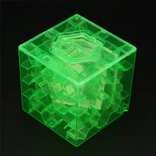 Новинка, 3D куб головоломка, деньги, лабиринт, копилка, копилка, коллекция монет, чехол, коробка, забавная игра в мозги, игрушка-стресс, 3D куб, головоломка P6