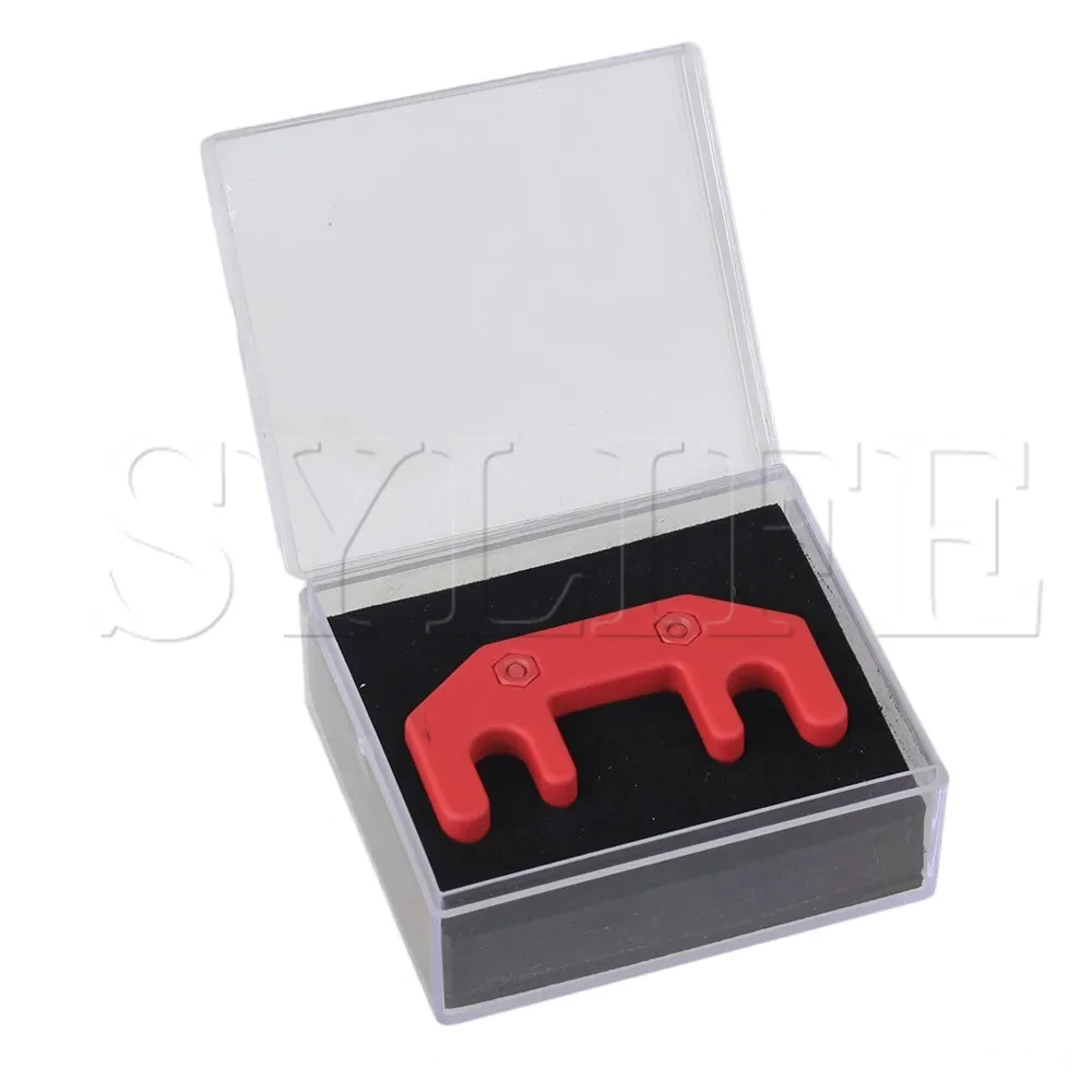 

Fiddle Violin Viola Practice Mute Silencer Red Rubber Coated 4 Prong