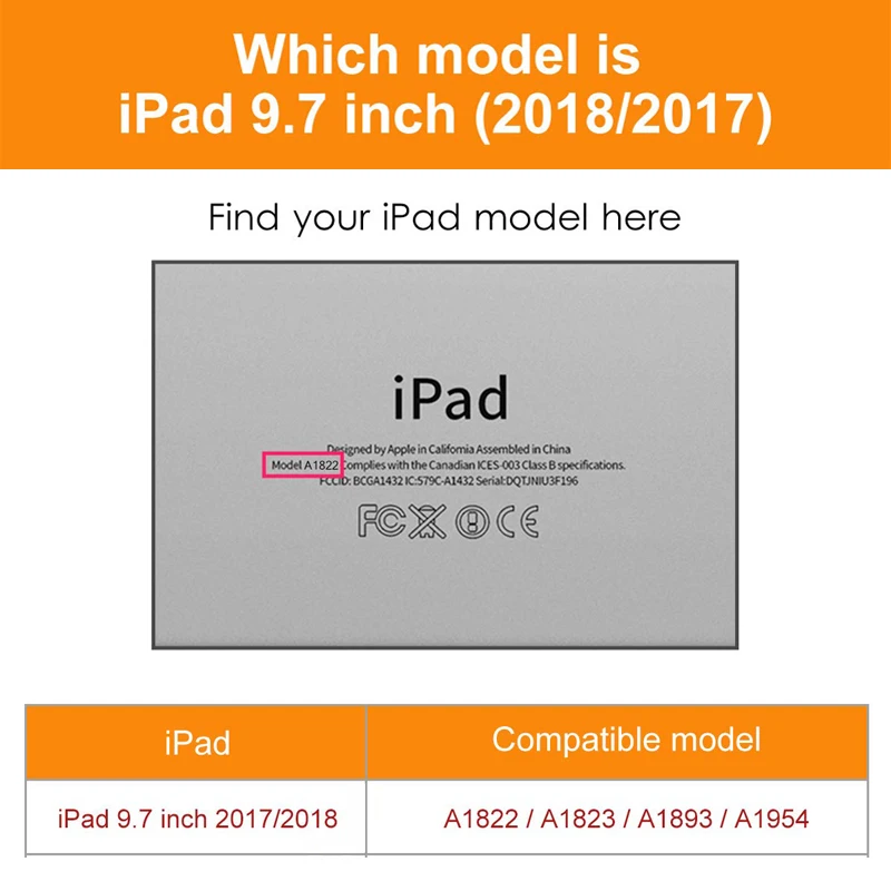 Чехол для нового iPad 9,7 дюйма чехол с карандашом-держателем Умный Магнитный ТПУ силиконовый чехол для iPad 5-го 6-го поколения Funda