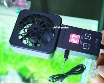 

Smart controller Mini nano clip hang on cooling fan sensor automatic run stop temperature control aquarium water plant fish tank