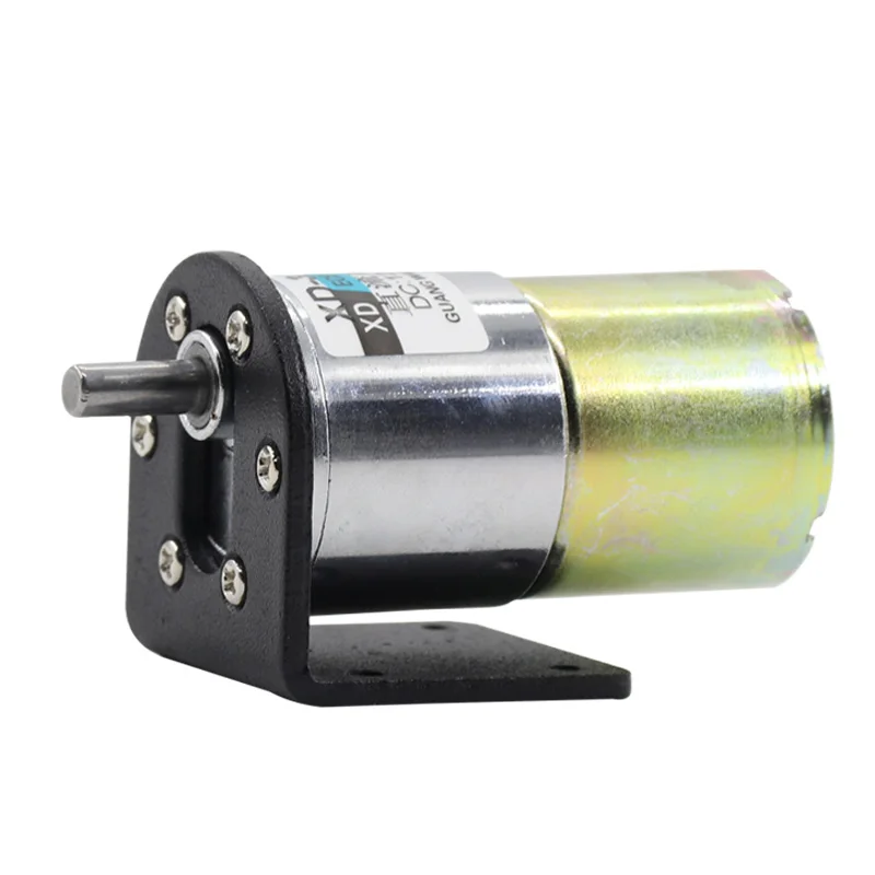 Miniature brush DC motor 12V low speed motor 24V speed motor slow gear
