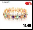 LUOTEEMI Trendy Latest Super Star Design Costum Pure Glittering Cubic Zirconia Stud Sexy Earring New Gift Lady