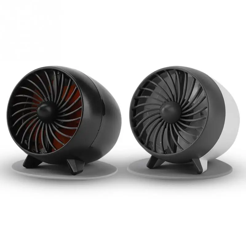 

USB Fan Mini Desktop Cooling Desk Quiet Twin-blade Turbojet Fan for Office PC Computer